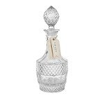 Vintage Cut Crystal Wine Decanter - 26 Ounces