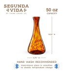 Hand Blown Recycled Glass Turtle Decanter