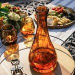 Hand Blown Recycled Glass Turtle Decanter
