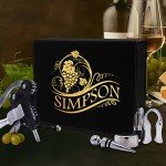 Custom Engraved 5 Piece Wine Tool Set
