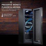 Ivation 12-Bottle Wine Cooler with Lock