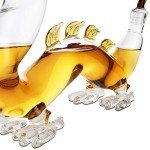 Dragon-Themed Glass Decanter for Wine and Whiskey