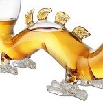 Dragon-Themed Glass Decanter for Wine and Whiskey