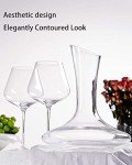 Elegant Wine Decanter Set with Glasses & Beads