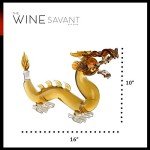 Dragon-Themed Glass Decanter for Wine and Whiskey