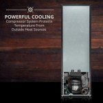 Ivation 12-Bottle Wine Cooler with Lock