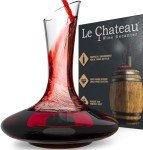 Elegant Lead-Free Crystal Wine Decanter with Aerator