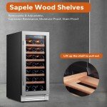 Ca'Lefort 15" Freestanding Wine Cooler Refrigerator
