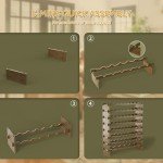 Bamboo 8-Tier Freestanding Wine Rack for 69 Bottles
