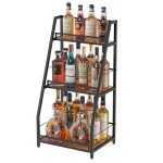 Elegant 3-Tier Wine and Liquor Display Stand