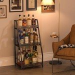 Elegant 3-Tier Wine and Liquor Display Stand