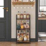 Elegant 3-Tier Wine and Liquor Display Stand
