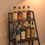 Elegant 3-Tier Wine and Liquor Display Stand