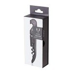 Viski Gunmetal Black Waiter's Corkscrew Wine Opener