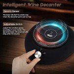 Electric Wine Decanter Set with Aerator & Beads