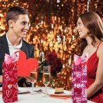 Valentine's Day Wine Bags Set - 15 Pcs
