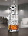 Lefonte Whiskey Decanter Set with Glasses