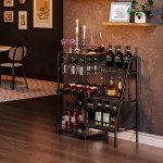 Stylish 3-Tier Wine & Liquor Stand