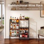 Stylish 3-Tier Wine & Liquor Stand