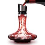 Lead-Free Crystal Wine Decanter with Aerator