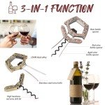 3-in-1 Ah-So Wine Opener & Corkscrew (Bronze)
