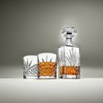 Lefonte Whiskey Decanter Set with Glasses