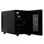 Koolatron 6-Bottle Black Wine Cooler