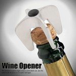 Stainless Steel Champagne Bottle Opener and Cork Remover