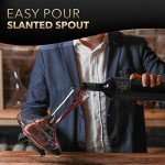 Elegant Lead-Free Crystal Wine Decanter with Aerator