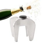 Stainless Steel Champagne Bottle Opener and Cork Remover