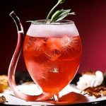 Vampire Wine Glass Set with Straw – 4 Pack