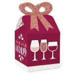 Set of 12 Wine Tasting Party Favor Boxes