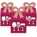 Set of 12 Wine Tasting Party Favor Boxes