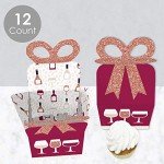 Set of 12 Wine Tasting Party Favor Boxes
