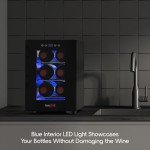 6-Bottle Mini Wine Cooler with Rack