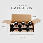 12-Bottle Layflat Wine Storage Boxes (Set of 10)