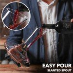 Elegant Lead-Free Crystal Wine Decanter with Aerator