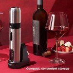 Rabbit Electric Wine Opener Set - Black