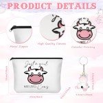 Cow-Themed Wine Tumbler Gift Set - 3 Pcs