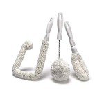 3-Piece Non-Scratch Glassware Cleaning Brush Set