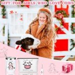 Cow-Themed Wine Tumbler Gift Set - 3 Pcs