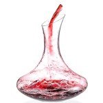 Elegant Hand Blown Crystal Wine Decanter - 1900ml