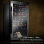 Nutrichef 28-Bottle Single Zone Wine Cooler