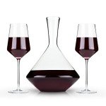 Bordeaux Wine Glasses & Decanter Set - 3 Piece