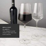 Bordeaux Wine Glasses & Decanter Set - 3 Piece