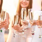 12-Piece Holiday Wine Glass Charms Set