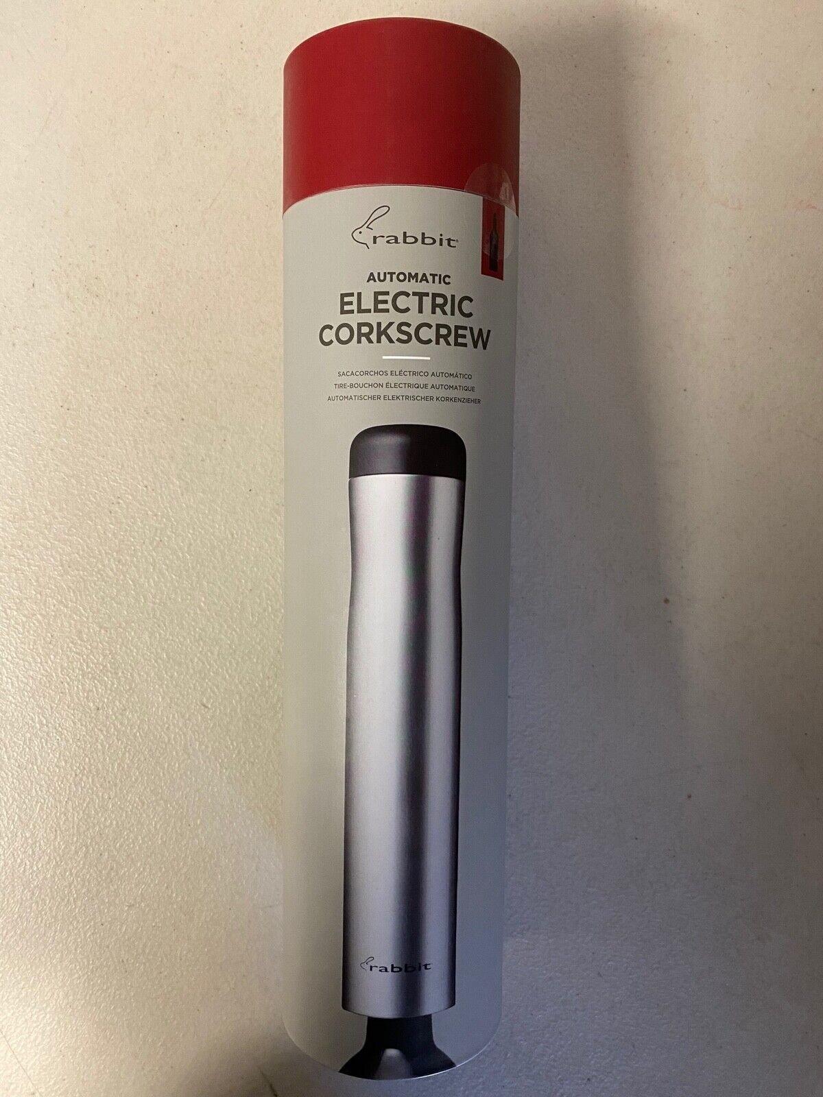 Rabbit Electric Corkscrew - Silver, Automatic Easy Use