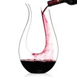 Hand Blown Crystal Wine Decanter & Aerator