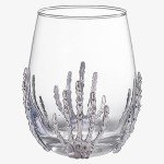 Stemless Skeleton Wine Glass - 17oz Spooky Fun