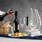 Colorful 1200ml Wine Decanter Set with Accessories